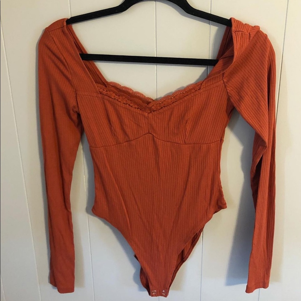 Burnt Orange Bodysuit